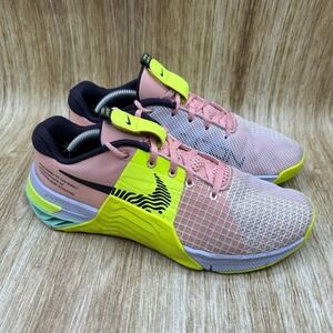 Nike Metcon 8 Training Shoes Women's 8.5 Arctic Orange Volt Crossfit DO9327-800